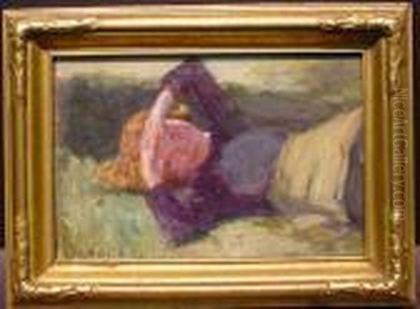 Child In Grass - view 1