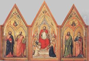 The Stefaneschi Triptych (verso) (2) c. 1330 by Giotto Di Bondone