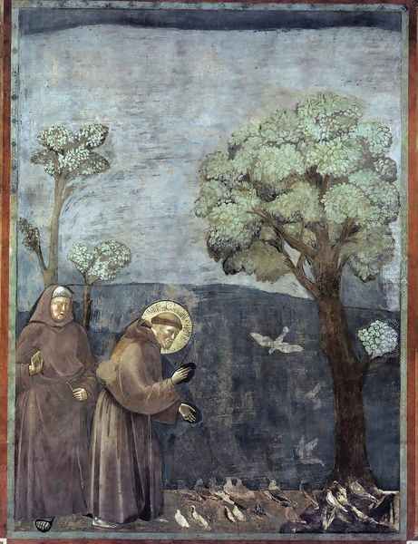 Legend of St Francis- 15. Sermon to the Birds 1297-99 - view 1