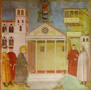 Homage of a Simple Man (Omaggio di un semplice) by Giotto Di Bondone