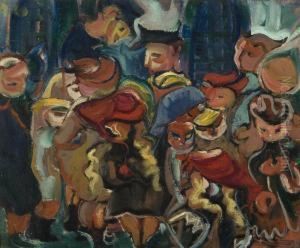 Street Scene New York. by Pegi Nicol Macleod