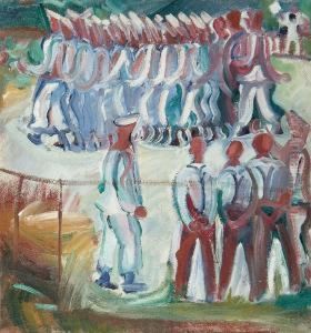 Sailors At Drill by Pegi Nicol Macleod