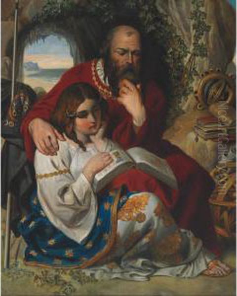 Prospero And Miranda - view 1