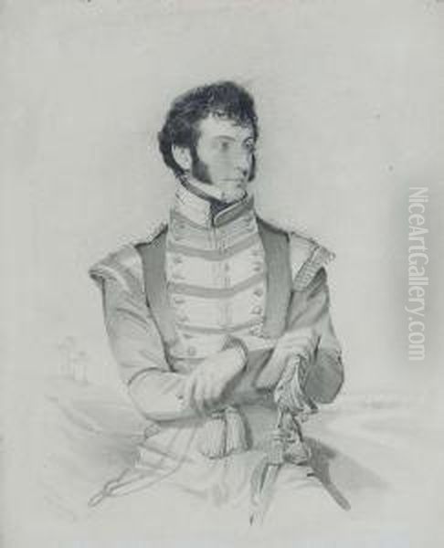 Portrait Study Of An Army Officer - view 1
