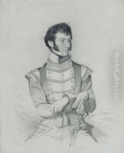 Portrait Study Of An Army Officer Portrait Study Of An Army Officer