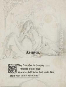 Illustration To Burger's Leonora by Daniel Maclise