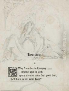 Illustration To Bunzer``s Leonora by Daniel Maclise