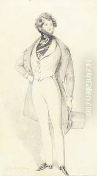 Portrait Of Count D'orsay, Full-length - view 1