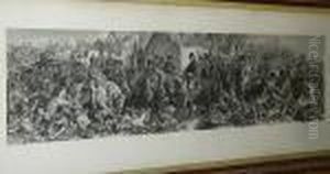 Wellington And Blucher, Meeting
After The Battle Of Waterloo, Mixed Method Engraving By Lumb Stocks, On
Wove, With Margins, Published By Art Union Of London 1875 by Daniel Maclise