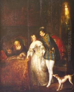 A Clandestine Marriage by Daniel Maclise