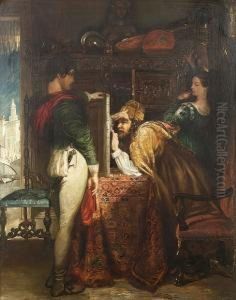 Salvator Rosa Showing His Picture To Masiniello by Daniel Maclise