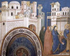 Return of Christ to Jerusalem 1310s