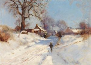 Winterlandschaft by Robert Russell Macnee
