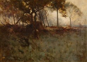 Wooded Pasture by Robert Russell Macnee