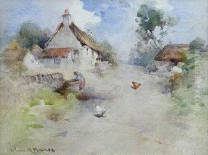 Ascottish Farmstead by Robert Russell Macnee