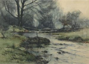 Evening Brook by Robert Russell Macnee
