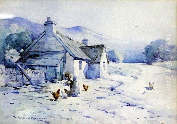 Feeding Chickens - view 1