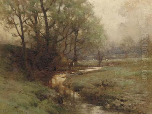 A Misty Morning In The Pasture - view 1