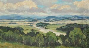 A Summer Landscape With A River