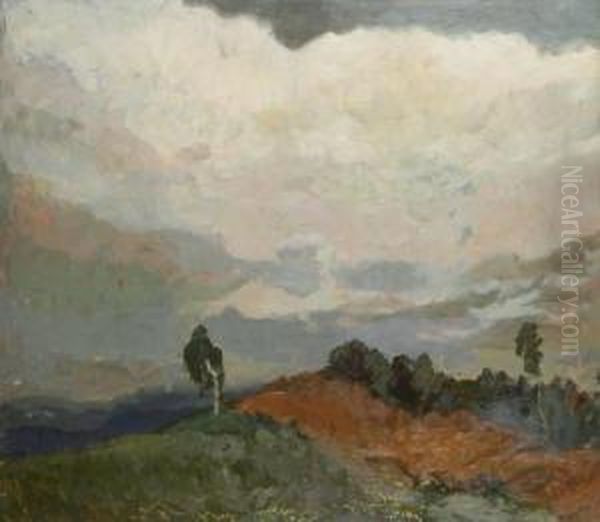A Landscape With A Birch Tree - view 1