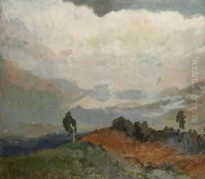 A Landscape With A Birch Tree