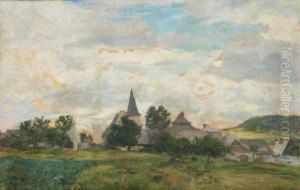 A Landscape With A Village A Landscape With A Village