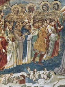 Last Judgment (detail 7) 1306 by Giotto Di Bondone