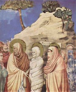No. 25 Scenes from the Life of Christ- 9. Raising of Lazarus (detail) 1304-06