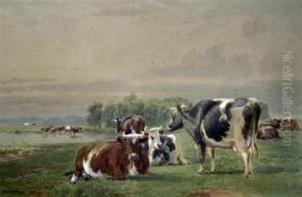 Cattle In A Landscape - view 1