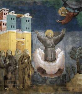 Legend of St Francis- 12. Ecstasy of St Francis 1297-1300