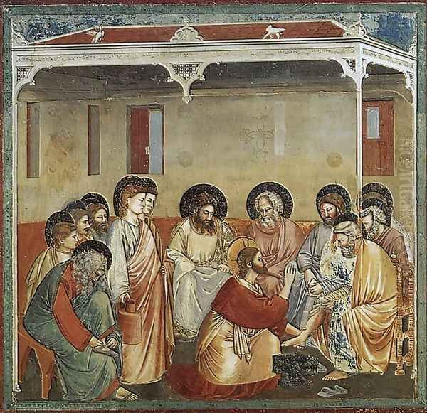 No. 30 Scenes from the Life of Christ- 14. Washing of Feet 1304-06 - view 1