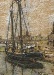 Cos Cob Harbor by Elmer Livingston Macrae