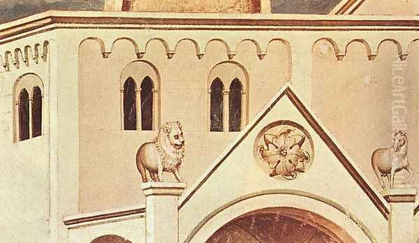 No. 27 Scenes from the Life of Christ- 11. Expulsion of the Money-changers from the Temple (detail 3) 1304 - view 1