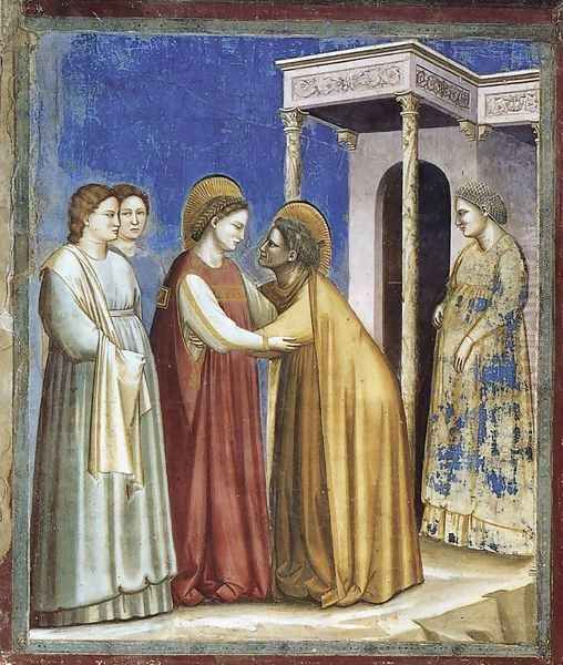 No. 16 Scenes from the Life of the Virgin- 7. Visitation 1306 - view 1