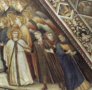 Franciscan Allegories- Allegory of Poverty (detail 2) c. 1330 by Giotto Di Bondone