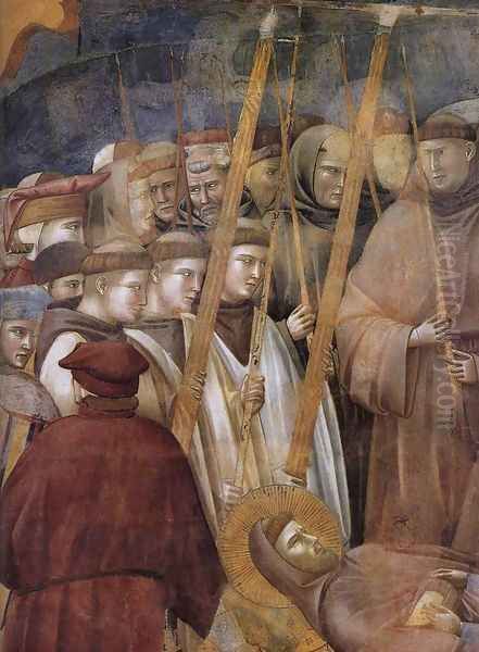 Legend of St Francis- 22. Verification of the Stigmata (detail 1) 1300 - view 1