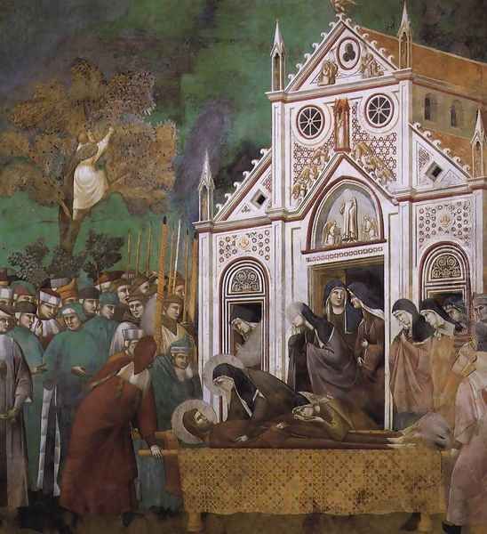 Legend of St Francis- 23. St. Francis Mourned by St. Clare 1300 - view 1