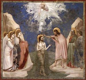 No. 23 Scenes from the Life of Christ- 7. Baptism of Christ 1304-06