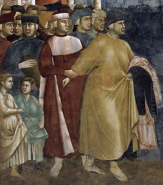 Legend of St Francis- 5. Renunciation of Wordly Goods (detail) 1297-99 - view 1