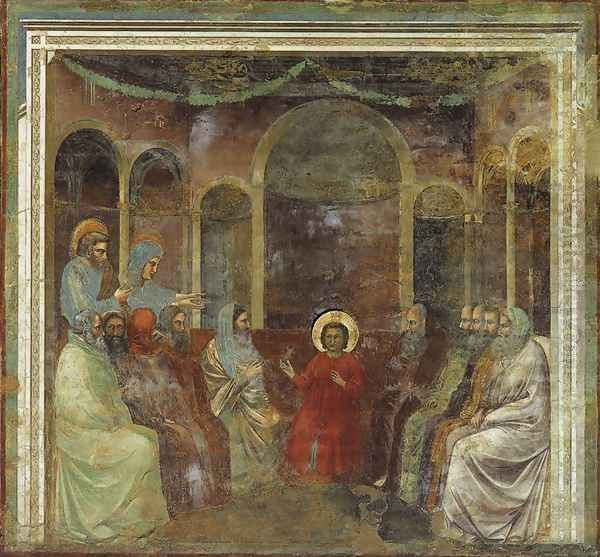 No. 22 Scenes from the Life of Christ- 6. Christ among the Doctors 1304-06 - view 1