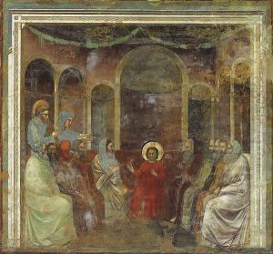 No. 22 Scenes from the Life of Christ- 6. Christ among the Doctors 1304-06 by Giotto Di Bondone