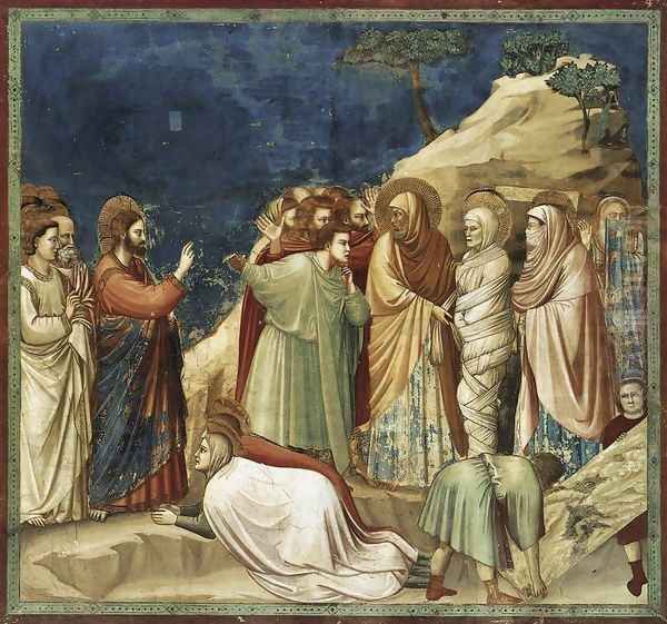 No. 25 Scenes from the Life of Christ- 9. Raising of Lazarus 1304-06 - view 1