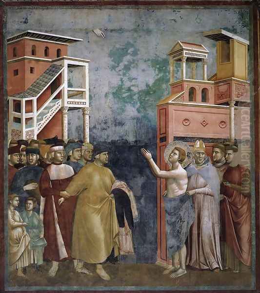 Legend of St Francis- 5. Renunciation of Wordly Goods 1297-99 - view 1