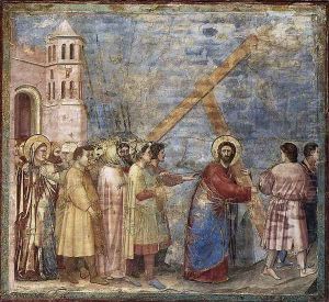 No. 34 Scenes from the Life of Christ- 18. Road to Calvary 1304-06 by Giotto Di Bondone