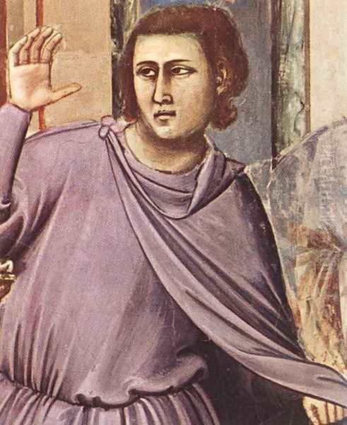 No. 27 Scenes from the Life of Christ- 11. Expulsion of the Money-changers from the Temple (detail 2) 1304 - view 1