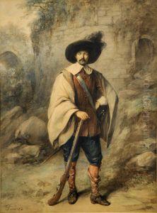 Portrait D'homme Au Fusil