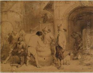 The Gamblers by Jean-Baptiste Madou