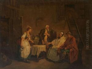 Familiebezoek by Jean-Baptiste Madou
