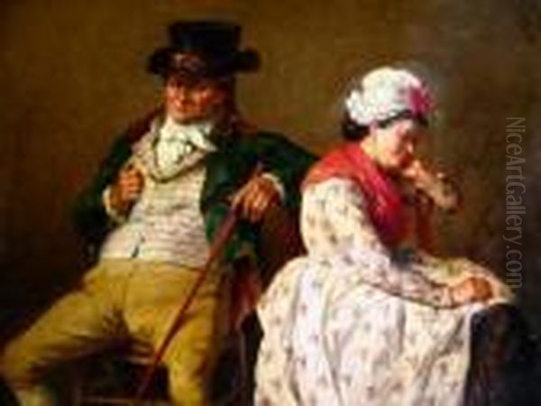 Couple In An Interior - view 1