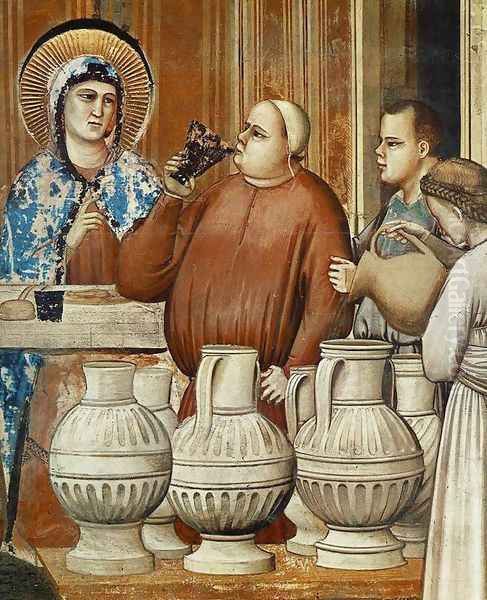 No. 24 Scenes from the Life of Christ- 8. Marriage at Cana (detail) 1304 - view 1